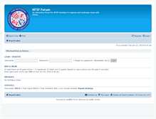 Tablet Screenshot of forum.nfsp.org.uk